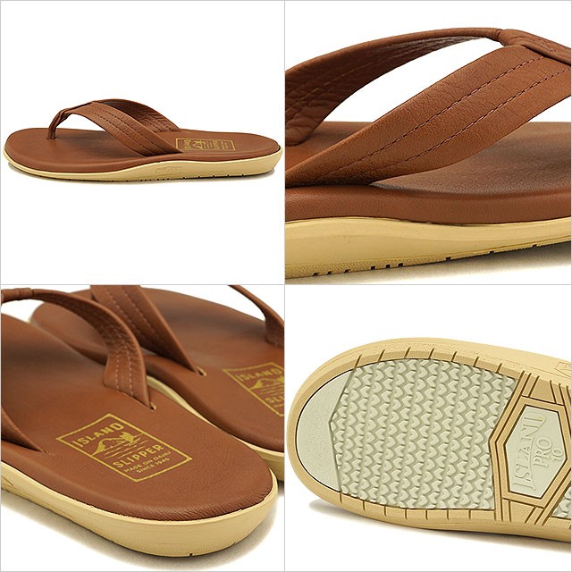 【アイランドスリッパ】サンダル　ブラウン US9 ISLAND SLIPPER アイランドスリッパ サンダル ブラウン スエード