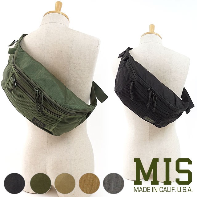 MIS ウェストバッグ MADE IN USA MIS エムアイエス メッシュ ウェストバッグ MESH WAIST BAG