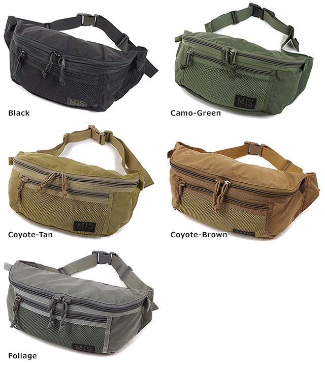 MIS エムアイエス メッシュ ウェストバッグ MESH WAIST BAG