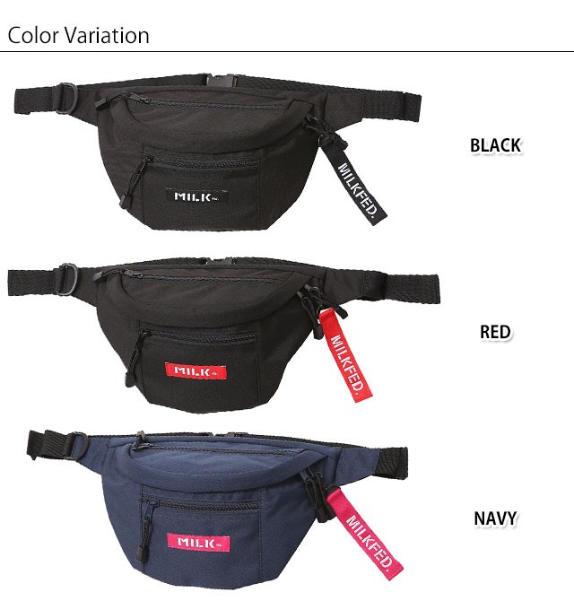MILKFED.（ミルクフェド） ボディバッグ MINI FANNY PACK LOGO TAG