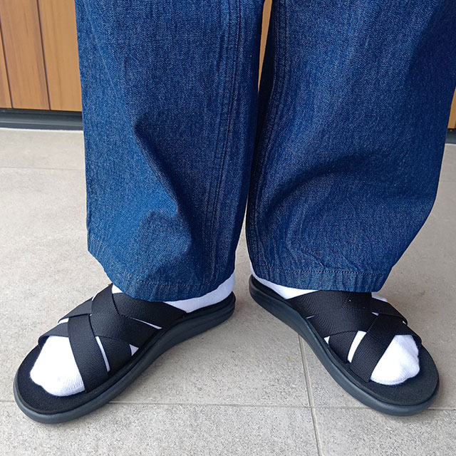 Teva（テバ） メンズ サンダル M Voya Slide ボヤ スライドBLK