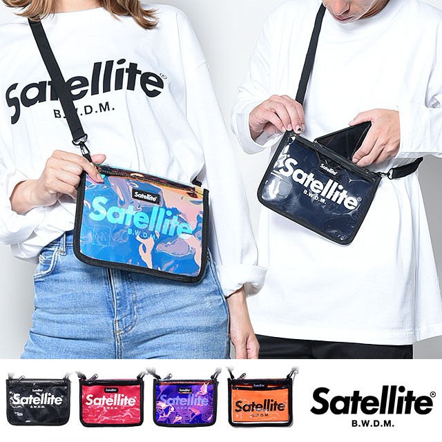 サテライト Satellite クリア ポーチ CLEAR POUCH ミニショルダー