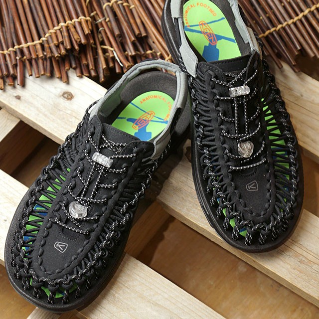 KEEN メンズ サンダル キーン ユニーク スニーカー ブラック