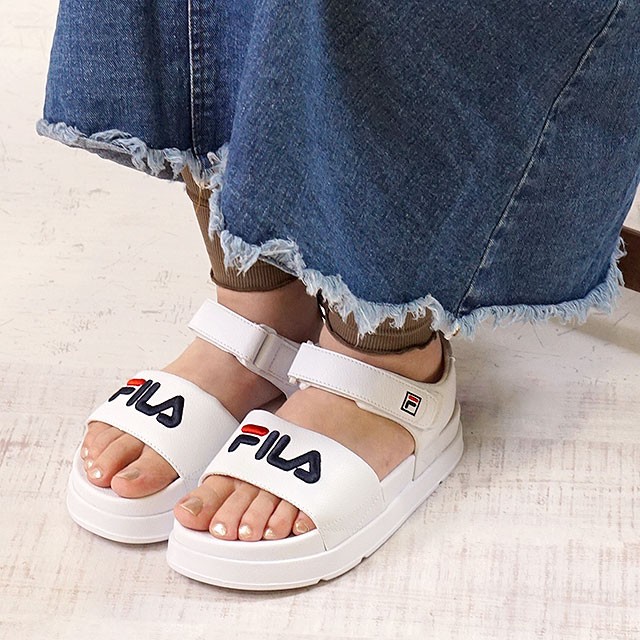 FILA★DRIFTER JACKED UP SD★ベルクロ★刺繍 ロゴ★厚底★2色 FILA☆DRIFTER JACKED UP SD☆ベルクロ☆刺繍 ロゴ☆厚底☆2色