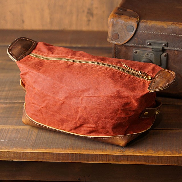 レッドウィング REDWING トラベルポーチ レッドウィングレザー＆ワックスキャンバス TRAVELERS POUCH バッグインバッグ  MARTEXIN WAXED CANVAS 95149 FW19 : 10060125 : SHOETIME - 通販 - Yahoo!ショッピング