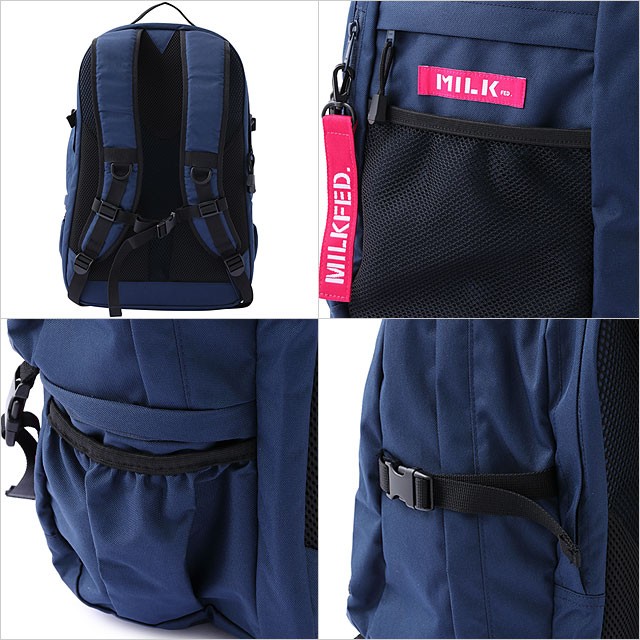 MILKFED バックパック 3回使用 美品 MILKFED.（ミルクフェド） レディース ネオ エンブロイダリー ビッグ