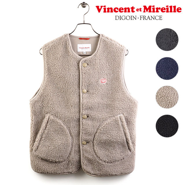 ヴァンソン エ ミレイユ VINCENT ET MIREILLE ボア ベスト BOA VEST