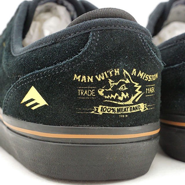 エメリカ × マン ウィズ ア ミッション Emerica × MAN WITH A MISSION スニーカー ウィノG6 WINO G6 X  MWAM スケートボード シューズ BLACK GOLD GUM : 10060894 : SHOETIME - 通販 - Yahoo!ショッピング