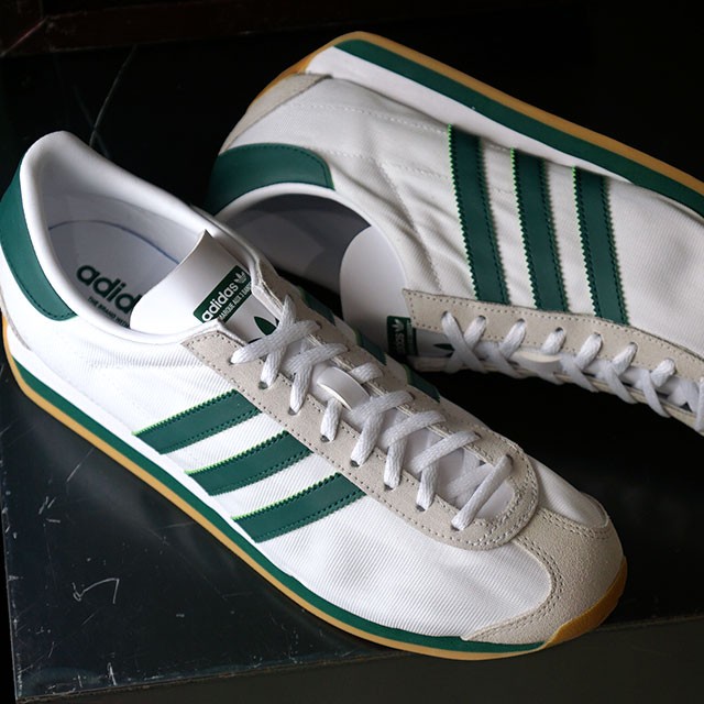 アディダスオリジナルス adidas スニーカー カントリー OG COUNTRY OG メンズ・レディース ランニングホワイト Cグリーン  ホワイト系 EE5745 FW19Q4 : 10060993 : SHOETIME - 通販 - Yahoo!ショッピング