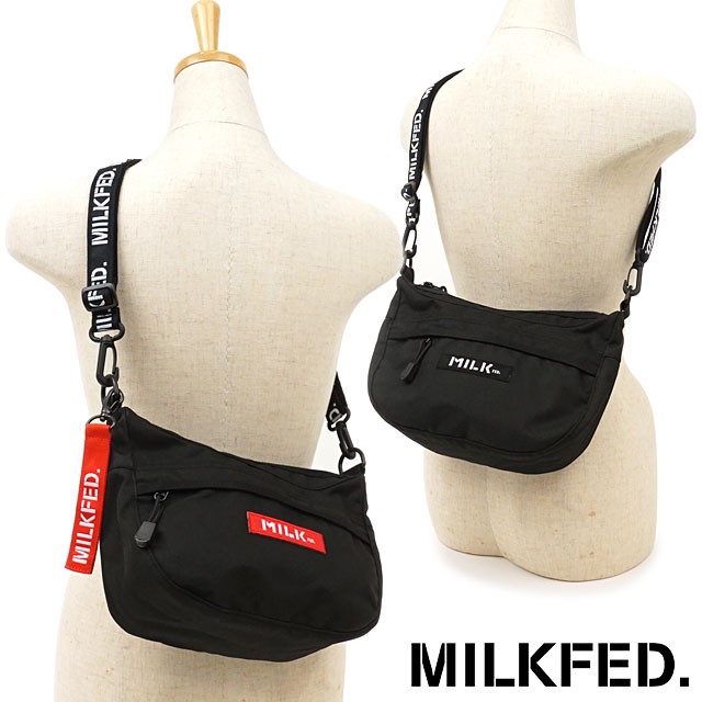 Amazon | [ミルクフェド] ショルダーバッグ LOGO BASIC SHOULDER