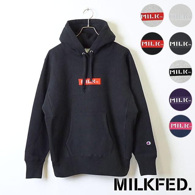 MILKFED. - champion コラボ MILKFED.（ミルクフェド） コラボ パーカー チャンピオン バー