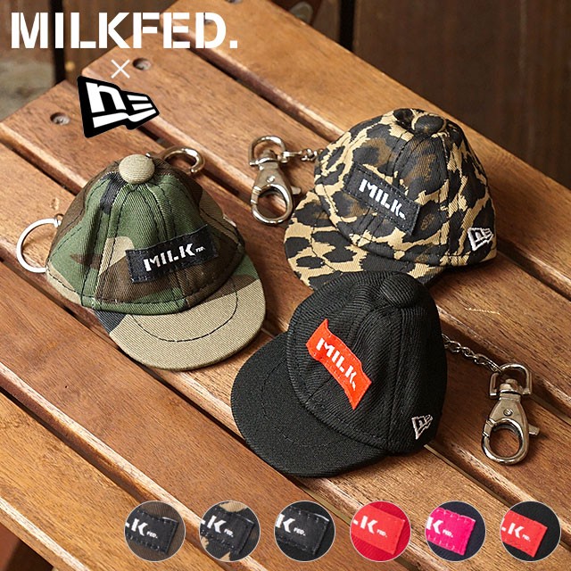 コラボ ミルクフェド MILKFED. キーホルダー ニューエラ キャップ キーチェーン MILKFED. × NEWERA CAP KEYCHAIN  3193084 FW19