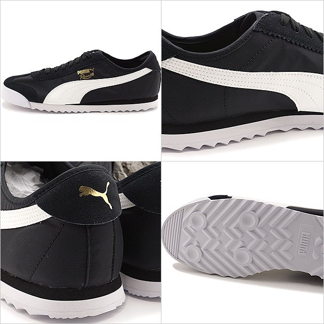 正規品★PUMA★ROMA OG NYLON BLACK スニーカー 男女兼用 関税込 PUMA プーマ スニーカー ローマ 24 スタンダード レディース