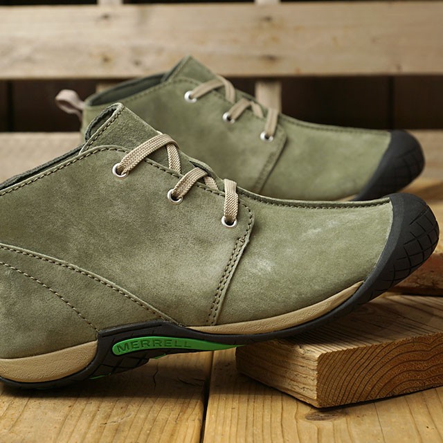MERRELL メレル シューズ 10 グリーン メンズ MERRELL（メレル） スニーカー パスウェイ ミッド レース M PATHWAY
