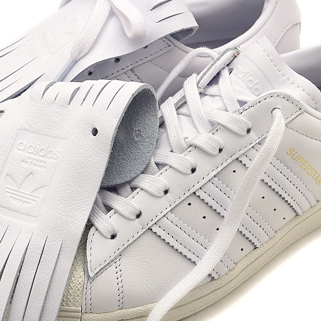 アディダスオリジナルス adidas Originals スニーカー スーパースター フリンジ W SUPERSTAR FRINGE W FV3421  アディダス トレフォイル フットウェアホワイト