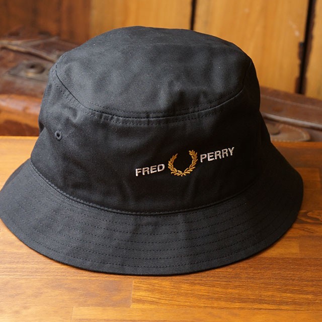 フレッドペリー FRED PERRY 帽子 グラフィック バケットハット GRAPHIC 