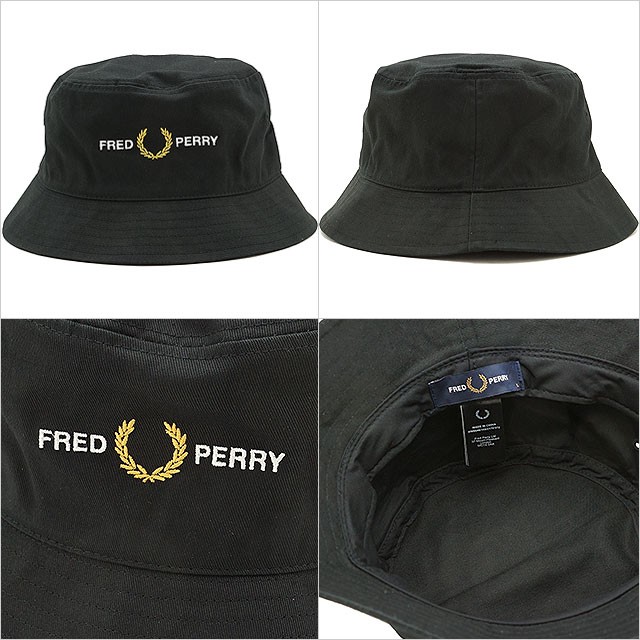 フレッドペリー FRED PERRY 帽子 グラフィック バケットハット GRAPHIC BUCKET HAT HW8646-102 SS20 メンズ・レディース  バケハ BLACK ブラック系 :10062713:SHOETIME - 通販 - Yahoo!ショッピング