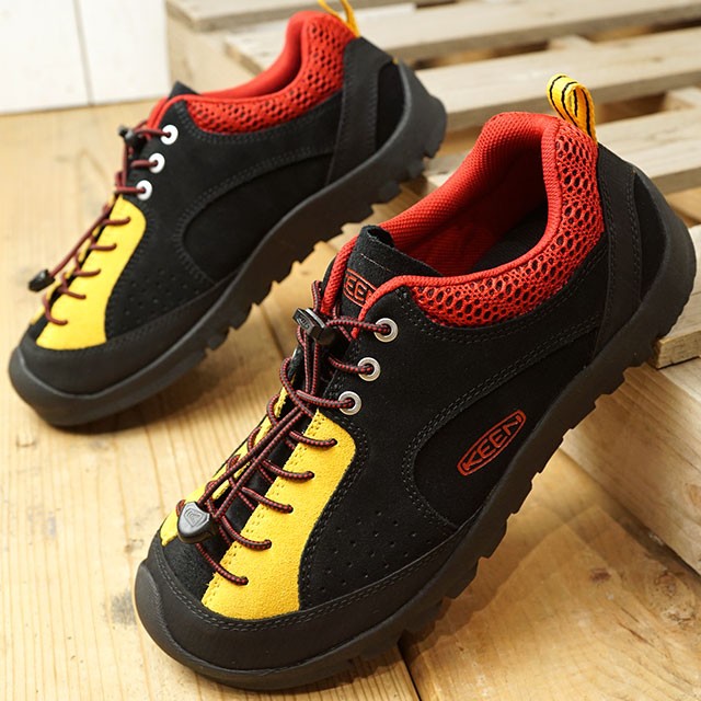 【極美品】キーン ジャスパー ロックス ブラック 23㎝ KEEN ジャスパーロックスSP スニーカー オールブラック レザー