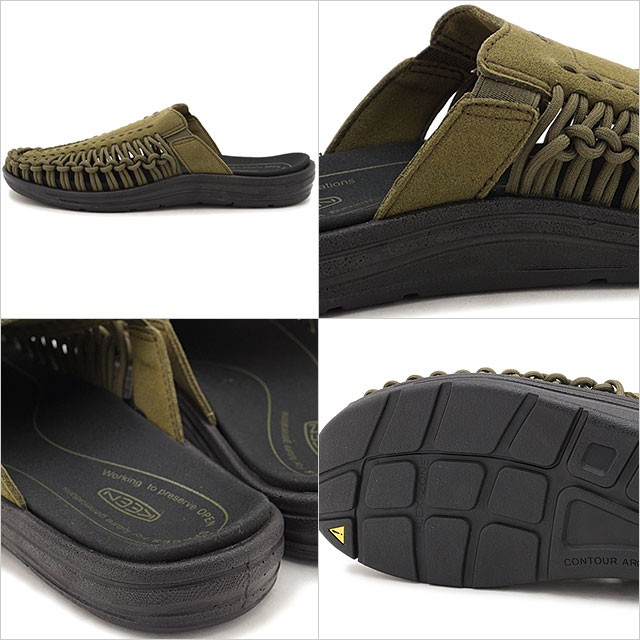 【美品✨】KEEN キーン サンダル　ユニーク2スライド 27cm カーキ KEEN キーン サンダル ユニーク ツー スライド M UNEEK II SLIDE