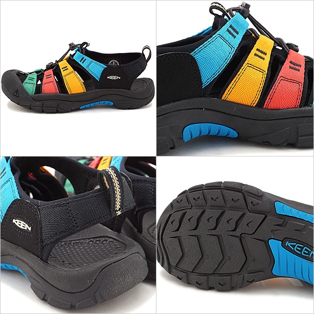 【美品】KEEN アウトドアサンダル ニューポート 25 マルチカラー KEEN/キーン ニューポート NEWPORT H2 アウトドア キャンプ