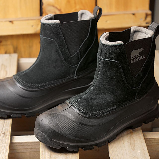 ソレル SOREL スノーブーツ バックストンプルオン M BUXTON PULL ON NM2738-010 FW20 メンズ 防水レザー  ウィンターブーツ サイドゴア BLACK ブラック系 :10063580:SHOETIME - 通販 - Yahoo!ショッピング