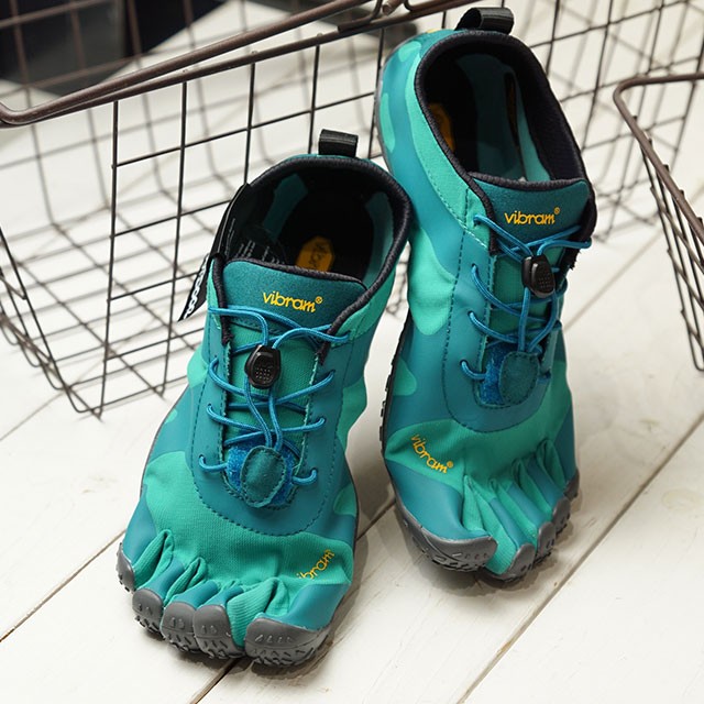 ビブラムファイブフィンガーズ Vibram FiveFingers 5本指シューズ V-ALPHA 19W7102 SS20 レディース  ベアフットスニーカー 靴 Teal Blue グリーン系