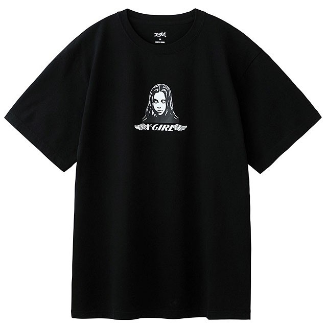 SOLD OUT！X-girl エックスガール 半袖シャツ 1 X-girl エックスガール レディース Tシャツ ANGEL FACE S TEE