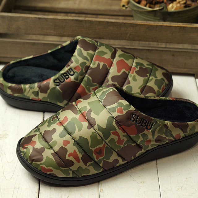 スブ SUBU 冬サンダル SUBU FW21 メンズ・レディース 外履き・室内履き ルームシューズ 中綿スリッパ DUCK CAMO カモ柄  :10064682:SHOETIME - 通販 - Yahoo!ショッピング