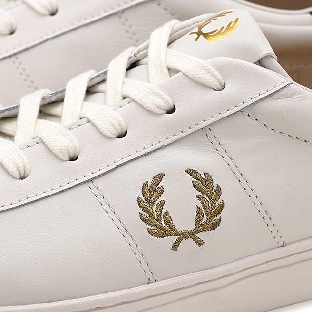 フレッドペリー　スニーカー　24cm ホワイト FRED PERRY】フレッドペリー ハイカットスニーカー 24cm - メルカリ