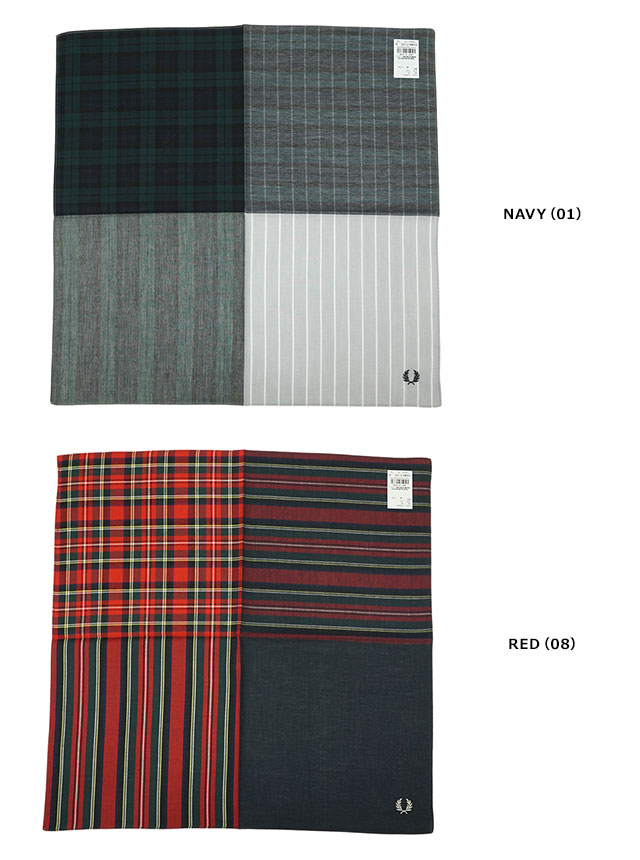 FRED PERRY 黒 ハンカチ　３枚セット FRED PERRY 黒 ハンカチ 3枚セット Towel Handkerchief(1SZ 07