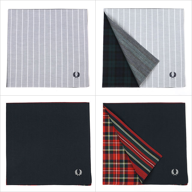 FRED PERRY 黒 ハンカチ　３枚セット Towel Handkerchief(1SZ 07：BLACK): | FRED PERRY JAPAN