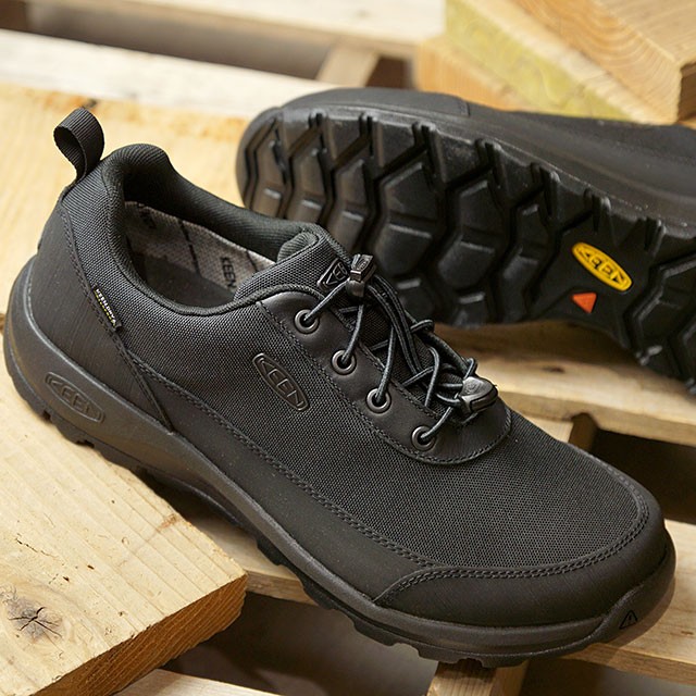 キーン KEEN スニーカー グリーザー オックスフォード ウォータープルーフ M GLIESER OXFORD WP 1023840 FW20  メンズ 防水 シューズ Black Black ブラック系