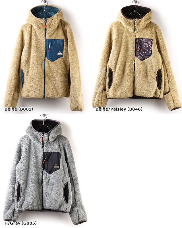 CHUMS（チャムス） レディース ボンディングフリースジップジャケット