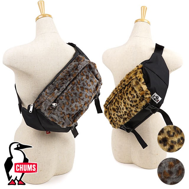 CHUMS（チャムス） レオパードフラップファニーパック Leopard Flap