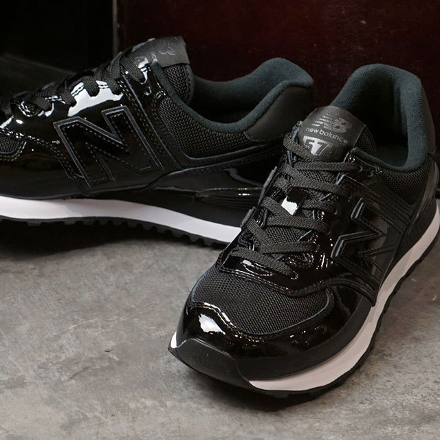 New Balance WL574 TA2 Glossy Pack / Schwarz / WL574TA2 | sneakshero