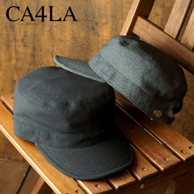 Used CA4LA カシラ 風の方向シリーズ 麦わら帽子 ワークキャップ型YG