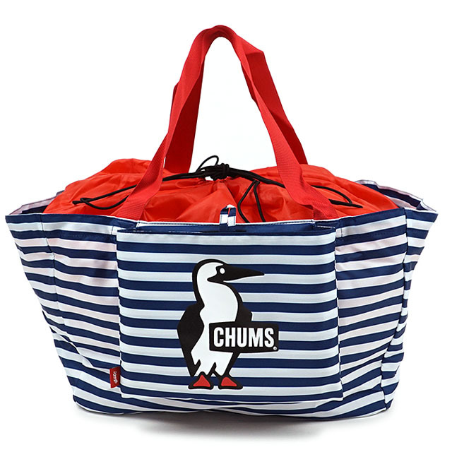 美品CHUMS ストライプ かごバッグ CHUMS（チャムス） 【SALE 10％OFF】 トートバッグ Paper Basket Tote
