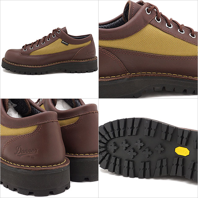 ダナー　ブラウン スエード モカシン ビブラムソール Danner ダナー ローカットブーツ ダナーフィールド ロウ WS