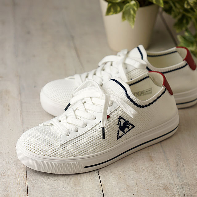 ルコック le coq sportif スニーカー テルナ バウンド FK W QL3RJC35WT SS21Q2 レディース 軽量 消臭 WHITE  TRICOLOR ホワイト系 : 10066763 : SHOETIME - 通販 - Yahoo!ショッピング