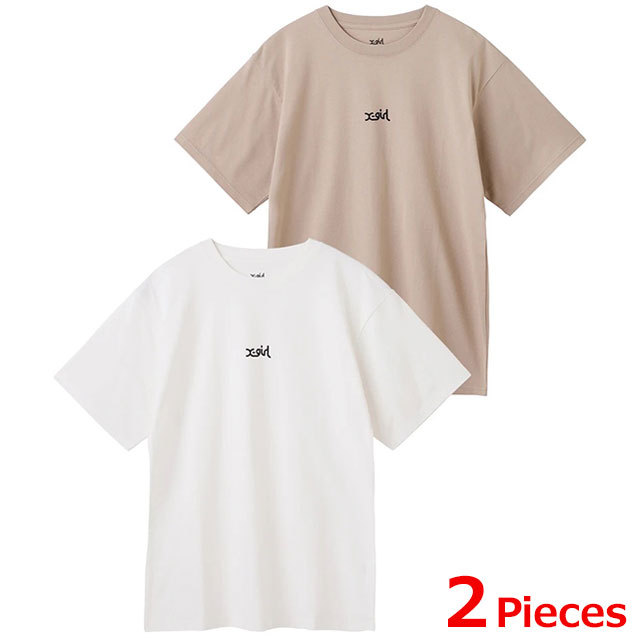 X-girl エックスガール レディース ベーシック 2パック Tシャツ
