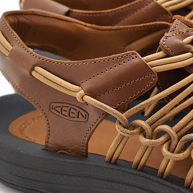 【箱付き完品】KEEN ユニーク サンダル レザー＆スエード【美品】 KEEN 限定モデル キーン サンダル ユニーク プレミアム レザー M