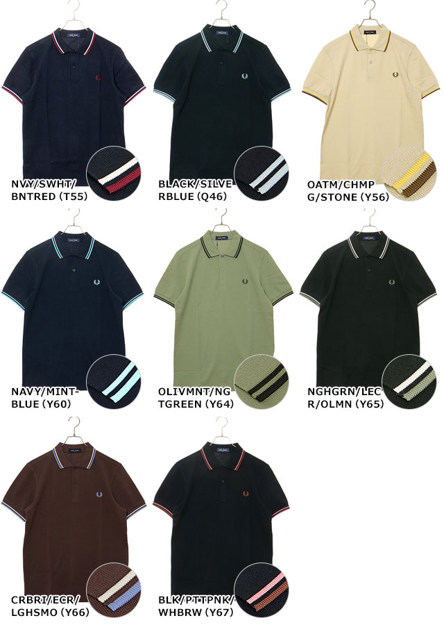 FRED PERRY フレッドペリー ポロシャツ ツイン ティップド