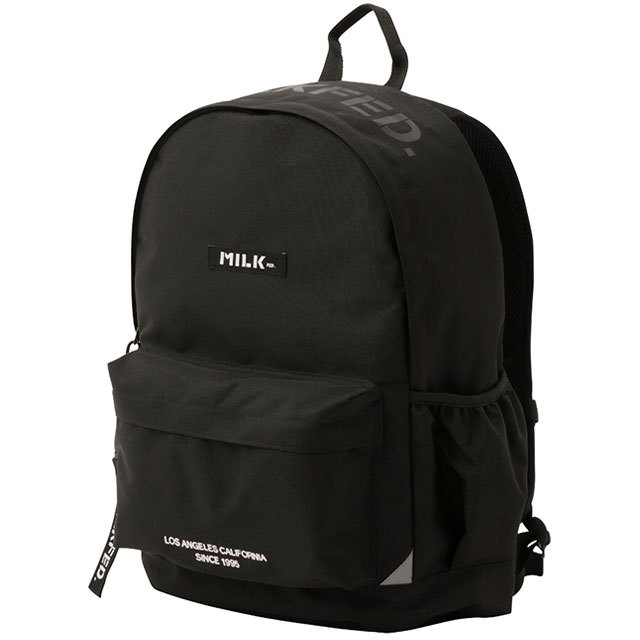 ⭐︎まさお⭐︎ほぼ新品 【定番】MILK FED. リュック　バックパック 黒 MILKFED. ミルクフェド リュック トップロゴ バックパック TOP