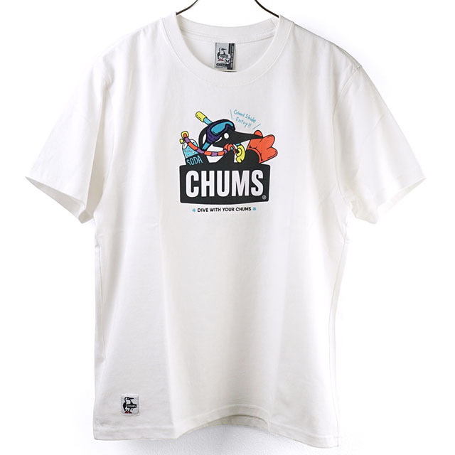 CHUMS チャムス メンズ スキューバダイビング ブービー Tシャツ