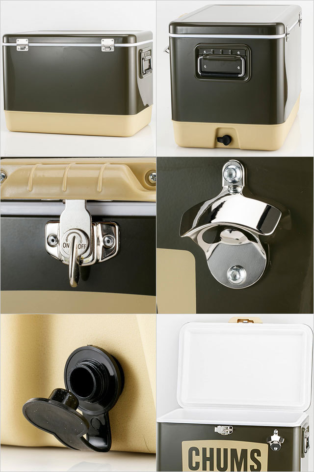 CHUMS（チャムス） スチールクーラーボックス CHUMS Steel Cooler Box