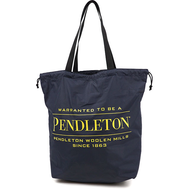 ペンドルトン PENDLETON ロゴ ドロー トートバッグ LOGO DRAW TOTE 211101 SS21 メンズ・レディース ポリエステル  エコバッグ 巾着バック
