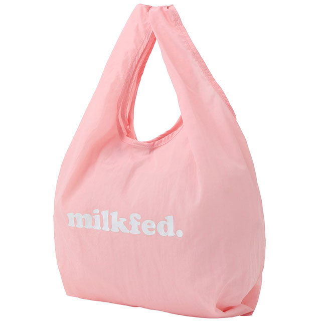 ★MILKFED★ミルクフェド ピンク ビッグ エコバッグ エコリュック バッグ MILKFED.（ミルクフェド）の「BIG BACKPACK PINK / ユニセックス