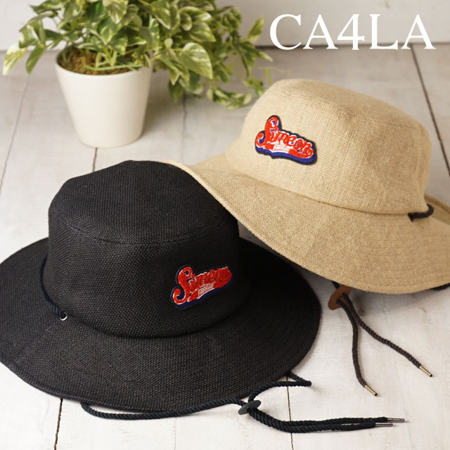 CA4LA カシラ キャップ シメオンフィラー ジュート ハット CA4LA カシラ キャップ シメオンフィラー ジュート ハット