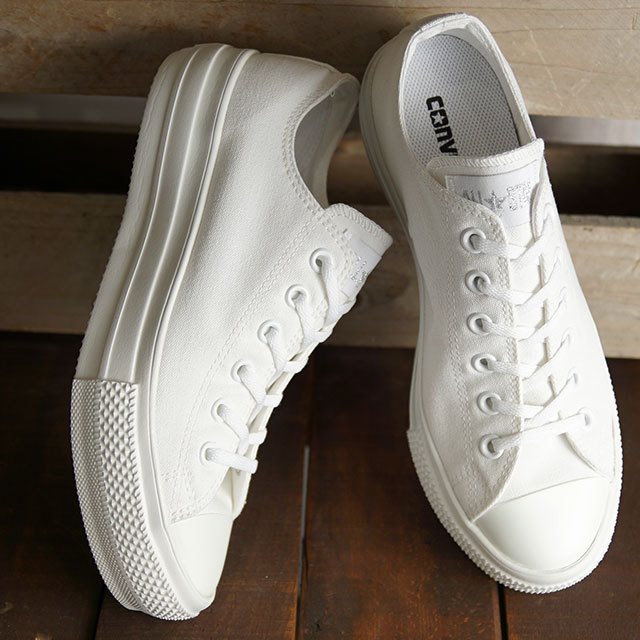 まさ　CONVERSE ALL STAR ホワイト スニーカー CANVAS ALL STAR スニーカー メンズ レディース コンバース