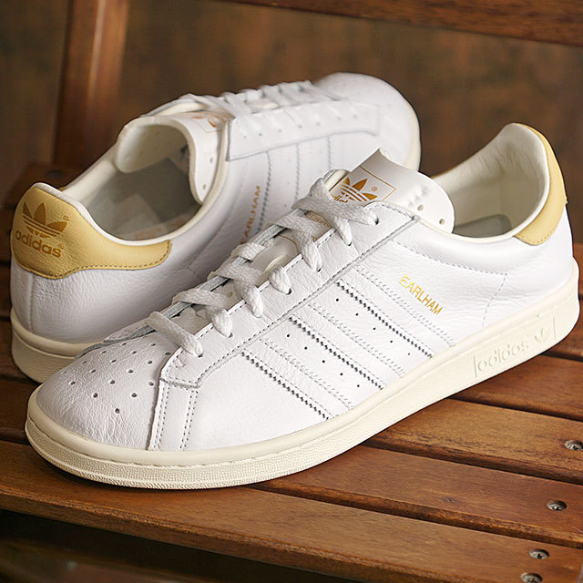 アディダス オリジナルス adidas Originals スニーカー アーラム EARLHAM H01806 FW21 メンズ・レディース レザー  ベージュ ホワイト系 :10068048:SHOETIME - 通販 - Yahoo!ショッピング